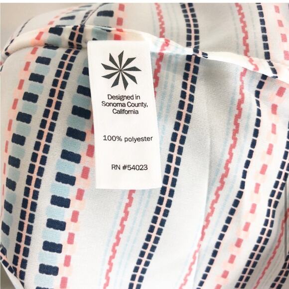 Athleta coastal dunes striped blue tank top - Picture 8 of 9